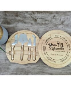 Tábua de Queijos com Acessórios Personalizados
